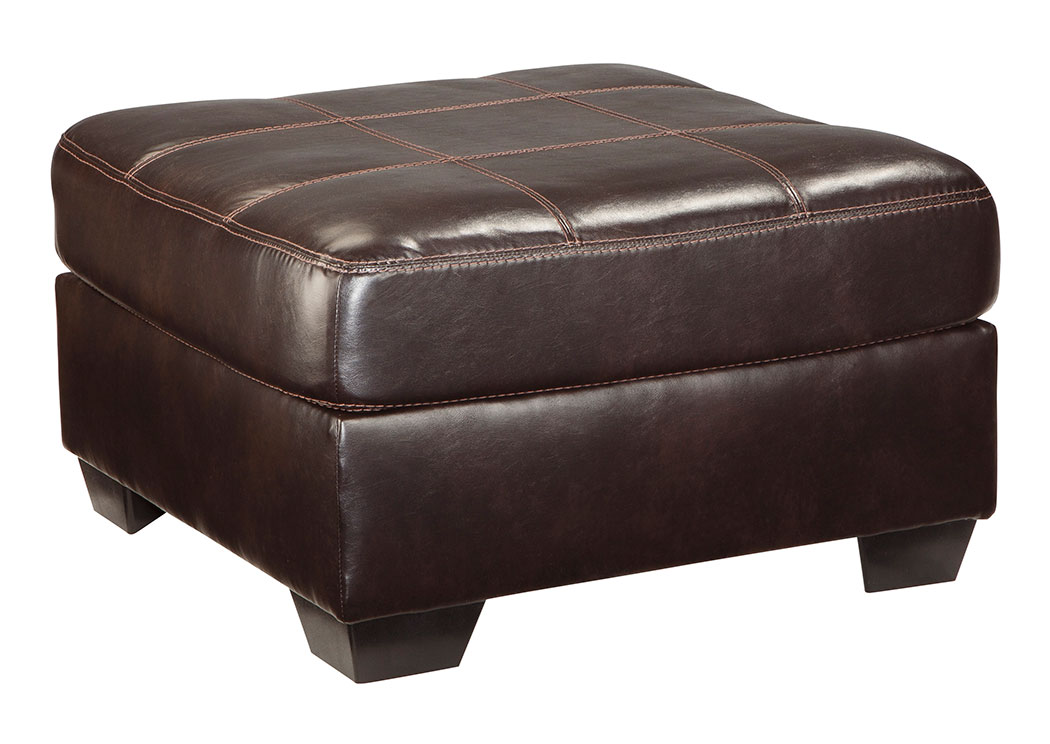 Vanleer Chocolate Oversized Accent Ottoman,Ashley