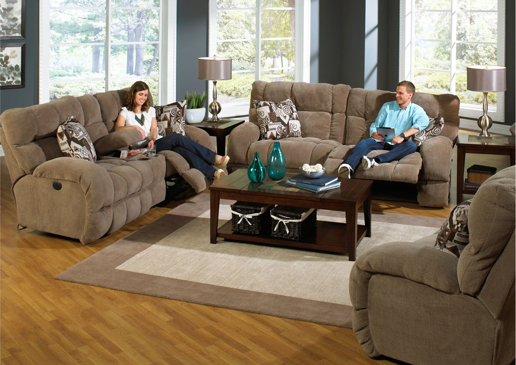 Siesta Porcini Lay Flat Reclining Console Loveseat w/Storage & Cupholder,Jackson Furniture