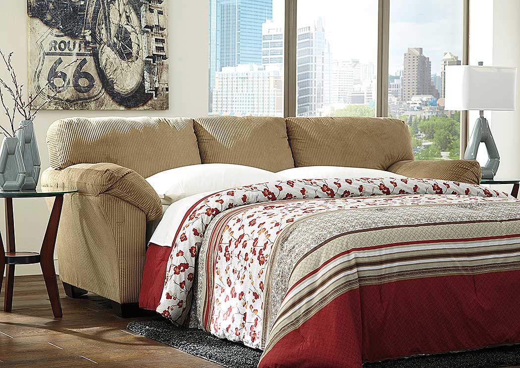 Aluria Mocha Queen Sofa Sleeper,Ashley