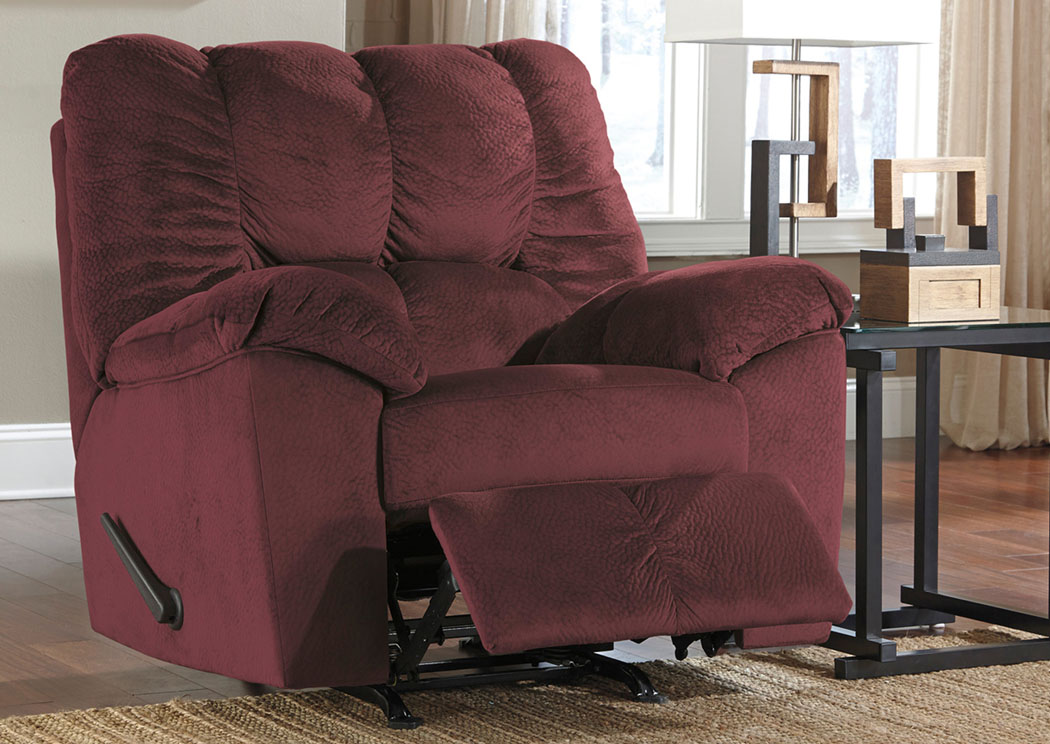 Julson Burgundy Rocker Recliner,Ashley