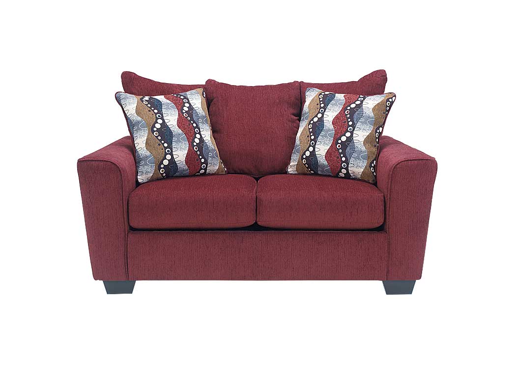 Brogain Burgundy Loveseat,Ashley