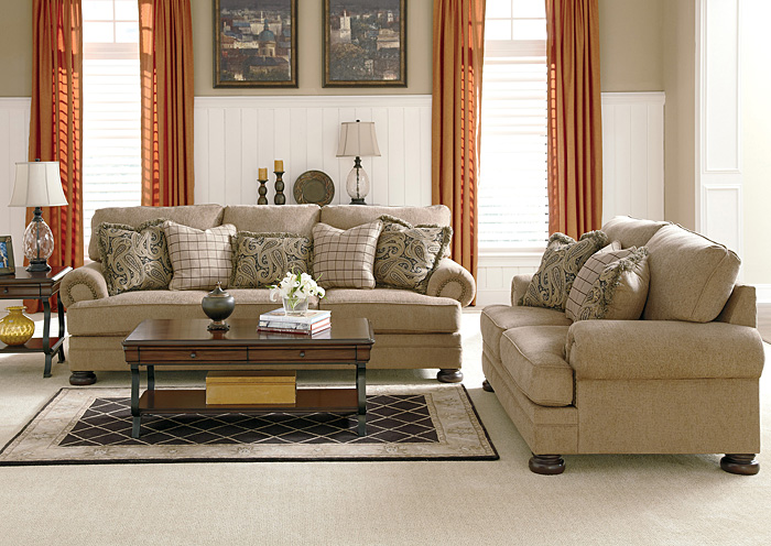 Keereel Sand Sofa & Loveseat,Ashley