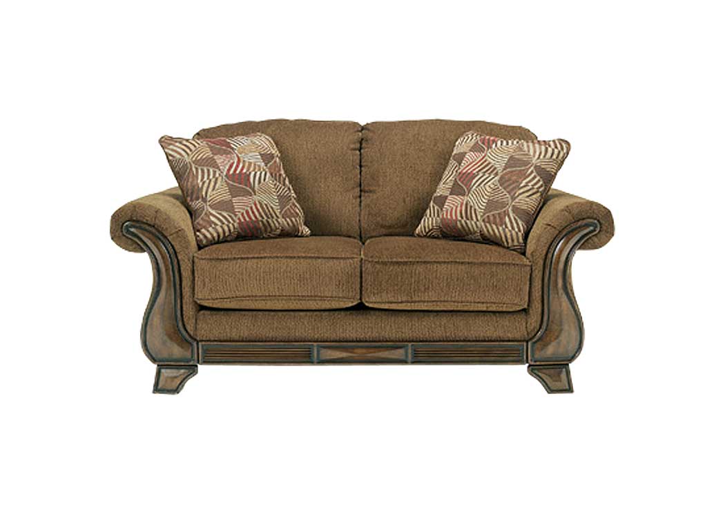 Montgomery Mocha Loveseat,Ashley