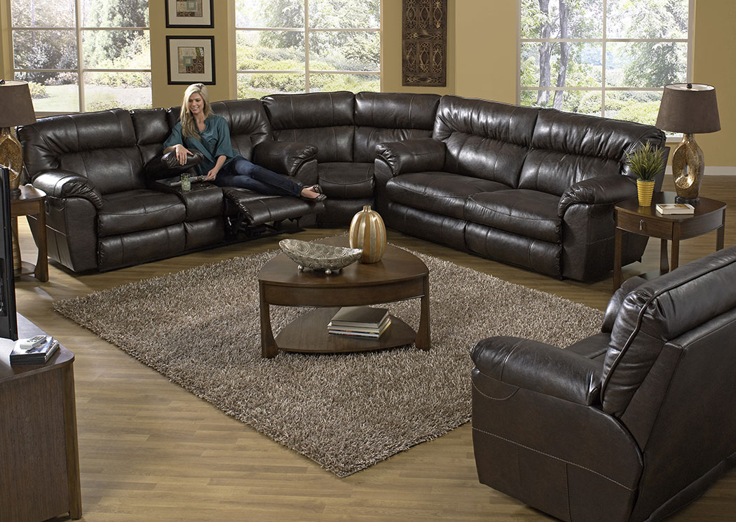 Nolan Godiva Extra Wide Reclining Sectional,Jackson Furniture