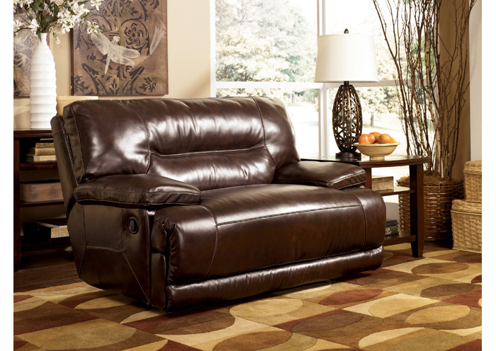 Exhilaration Chocolate Zero Wall Wide Seat Recliner,Ashley