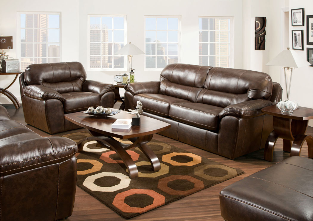 Brantley Java Sofa and Loveseat,Jackson Furniture