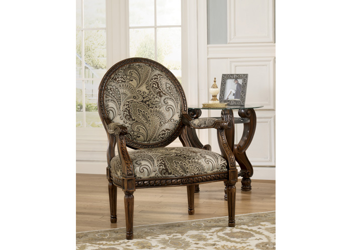 Martinsburg Meadow Showood Accent Chair,Ashley