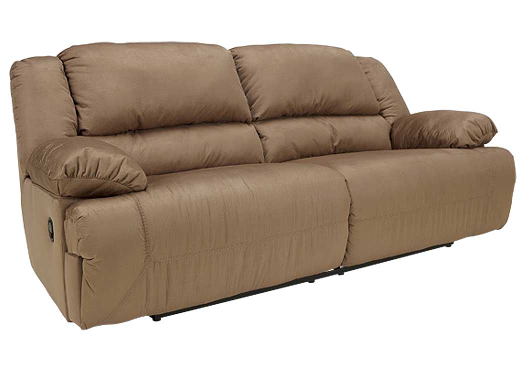 Hogan Mocha Reclining Two-Seat Sofa,Ashley