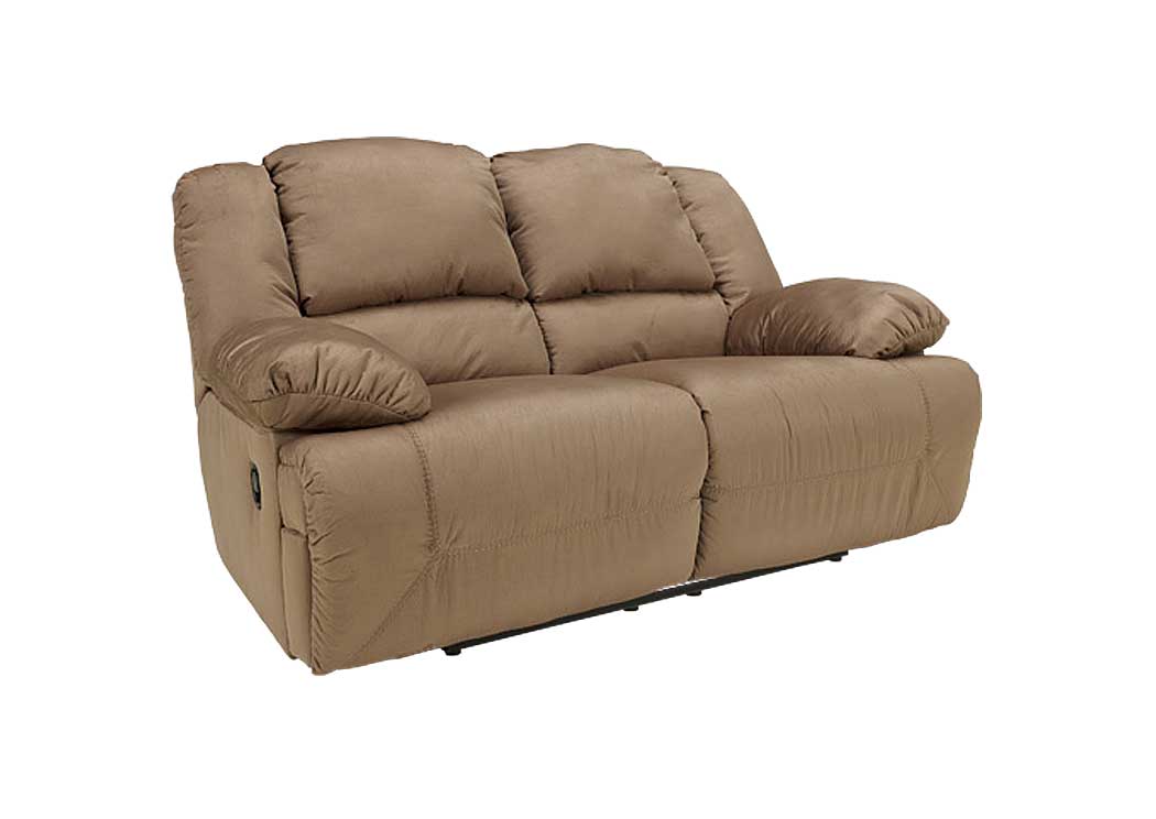 Hogan Mocha Reclining Loveseat,Ashley