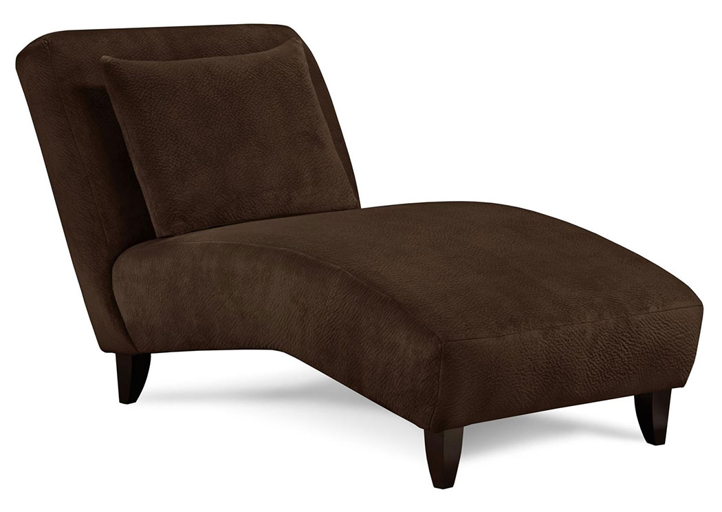 Brennan Chocolate Chaise,Fusion