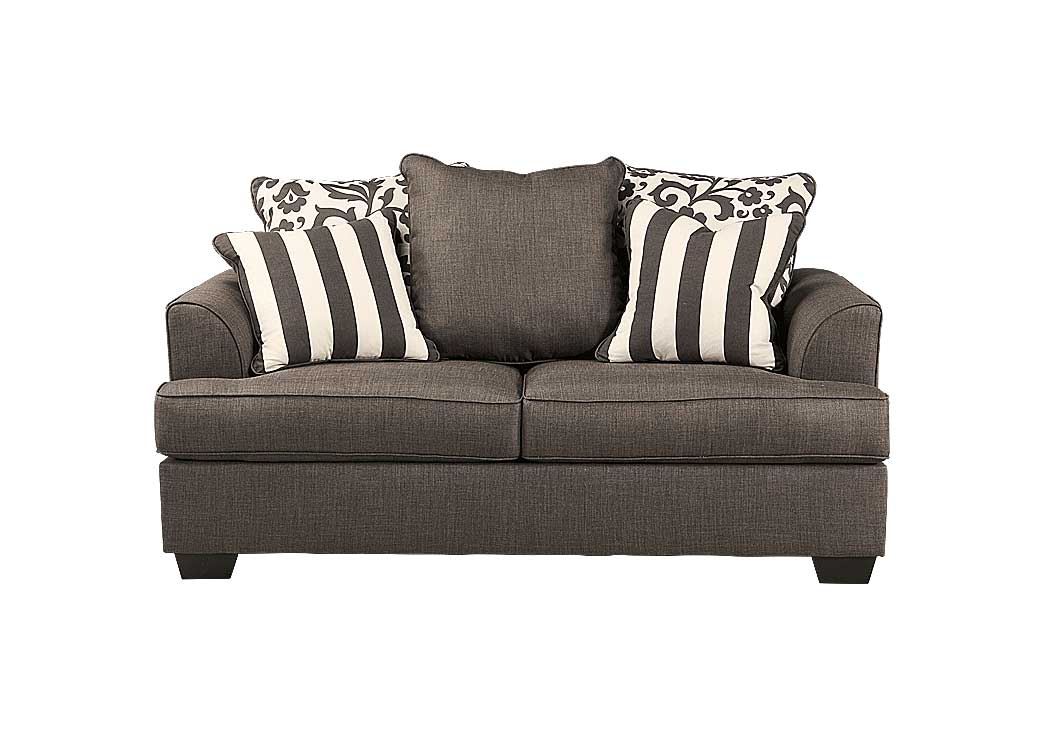 Levon Charcoal Loveseat,Ashley