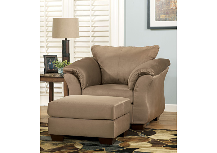 Darcy Mocha Ottoman,Ashley