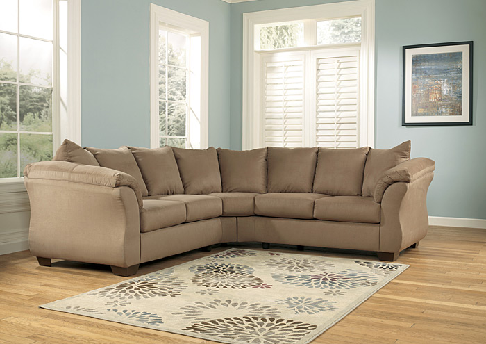 Darcy Mocha Sectional,Ashley