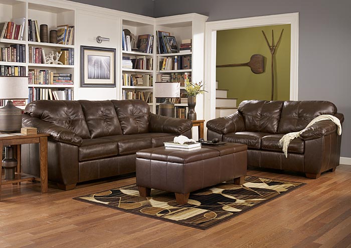 San Lucas Harness Sofa & Loveseat,Ashley