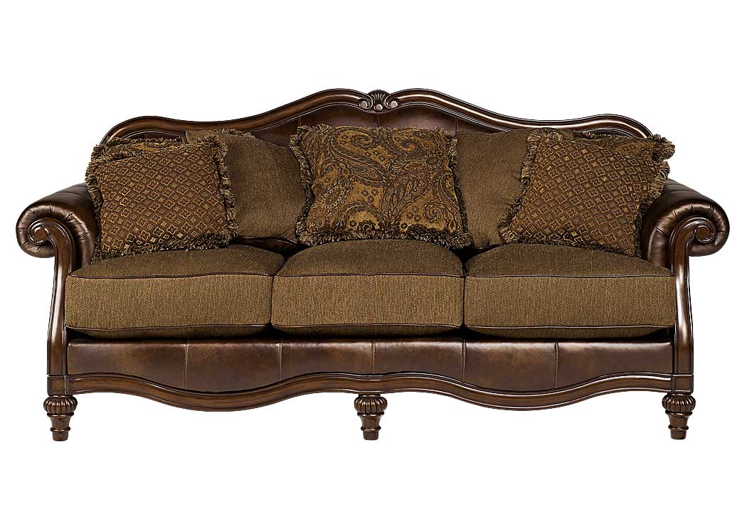 Claremore Antique Sofa,Ashley