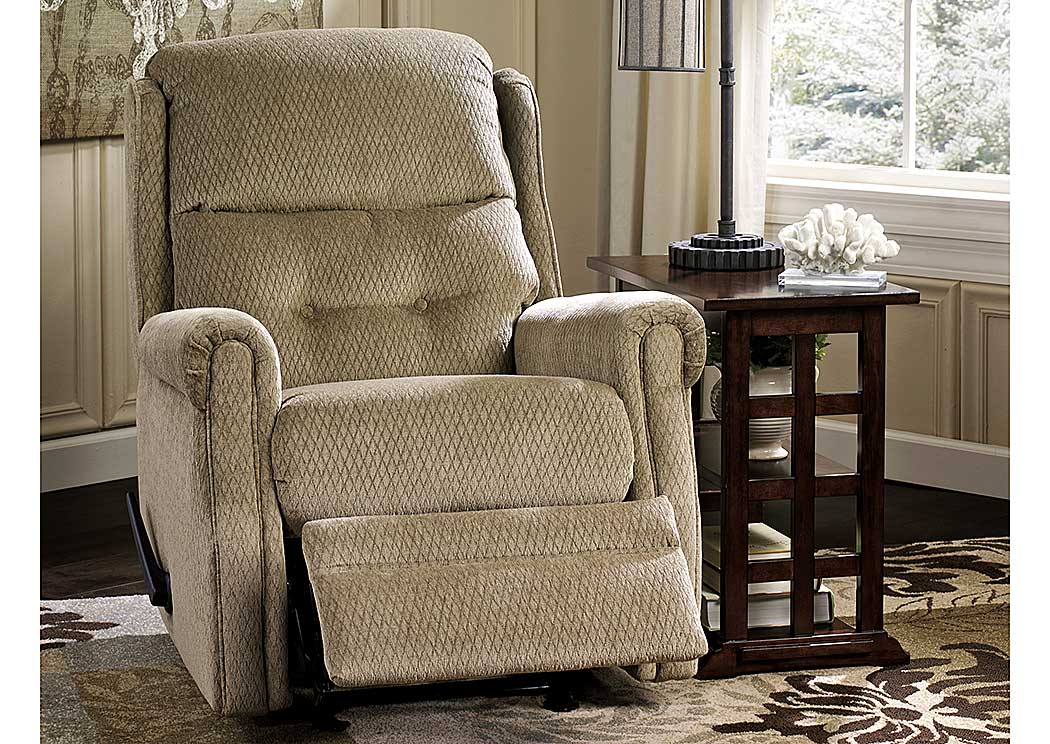 Meadowbark Mocha Glider Recliner,Ashley