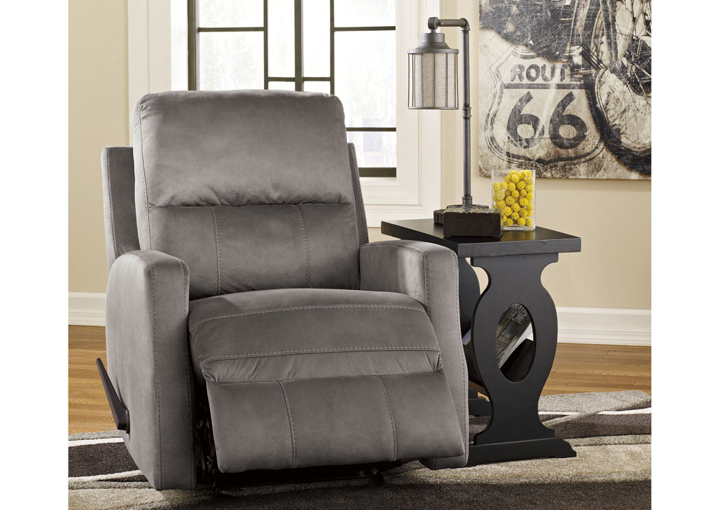 Karrabin Slate Glider Recliner,Ashley