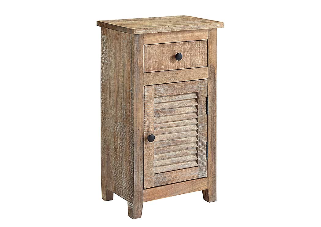 Charlowe Light Brown Door Night Stand,Ashley