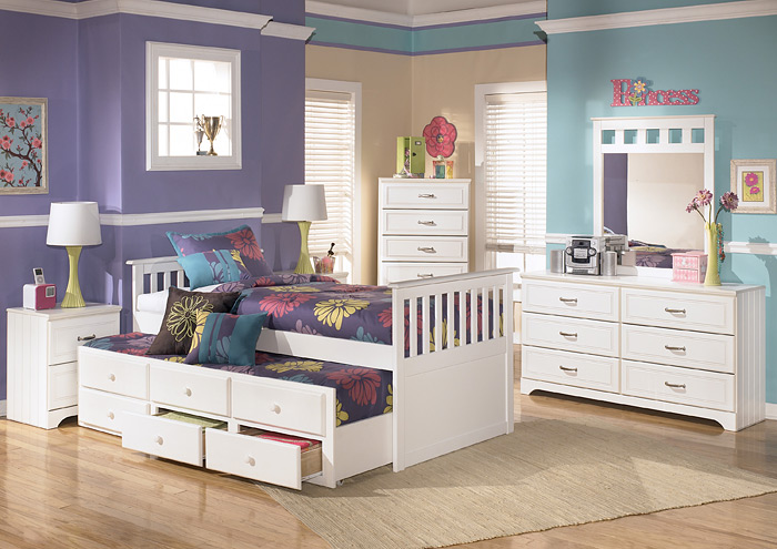 Lulu Twin Trundle Bed,Ashley