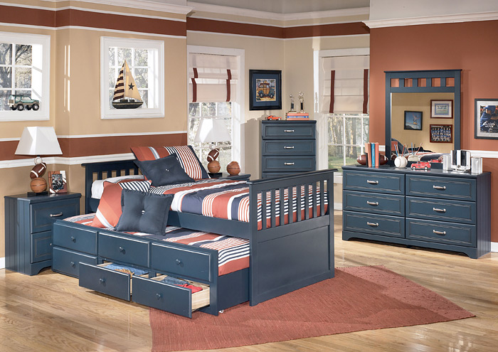 Leo Twin Trundle Bed,Ashley