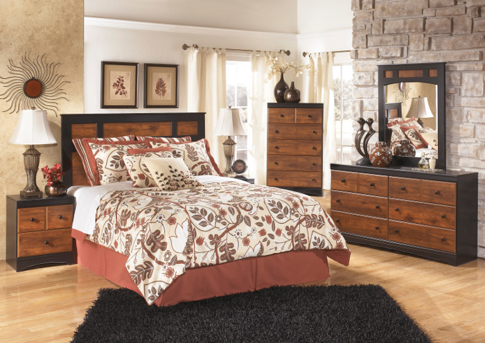 Aimwell Queen/Full Panel Headboard, Dresser, Mirror & Night Stand,Ashley