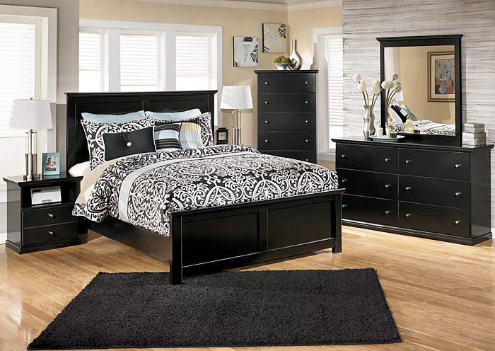 Maribel Queen Panel Bed, Dresser & Mirror,Ashley