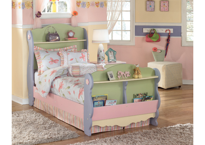 Doll House Twin Sleigh Bed,Ashley