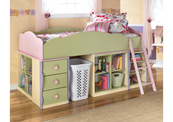 Doll House Twin Loft Bed,Ashley