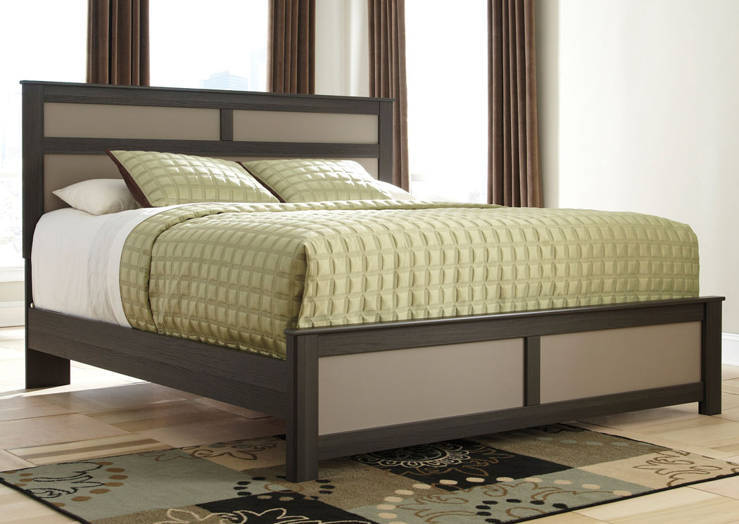 Wellatown King Panel Bed,Ashley