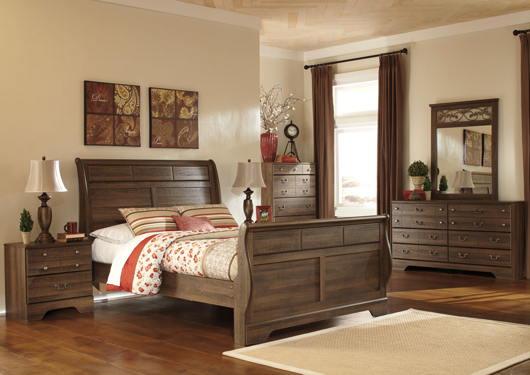 Allymore Queen Sleigh Bed, Dresser & Mirror,Ashley