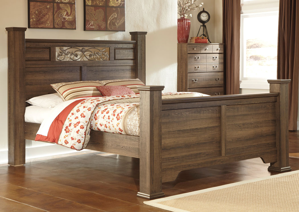 Allymore King Poster Bed,Ashley