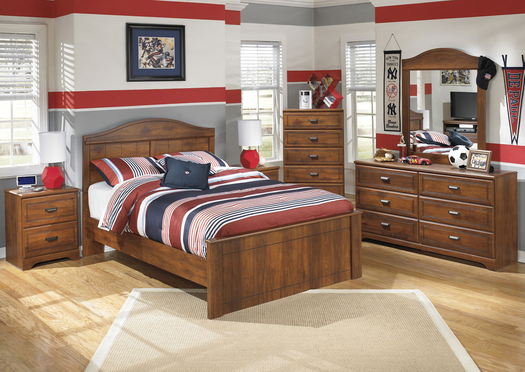 Barchan Full Panel Bed, Dresser & Mirror,Ashley