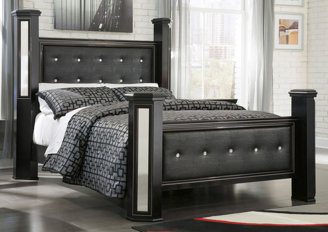 Alamadyre Upholstered Queen Poster Bed,Ashley