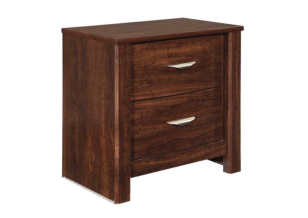 Corraya Medium Brown Two Drawer Night Stand,Ashley