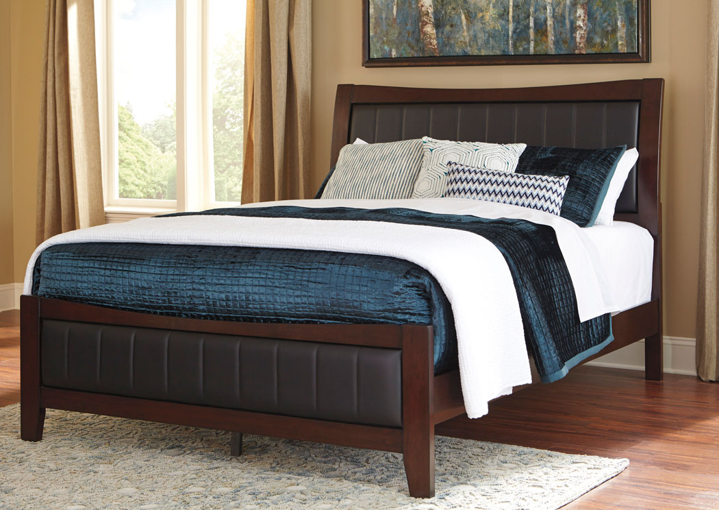 Dirmack Medium Brown California King Panel Bed,Ashley