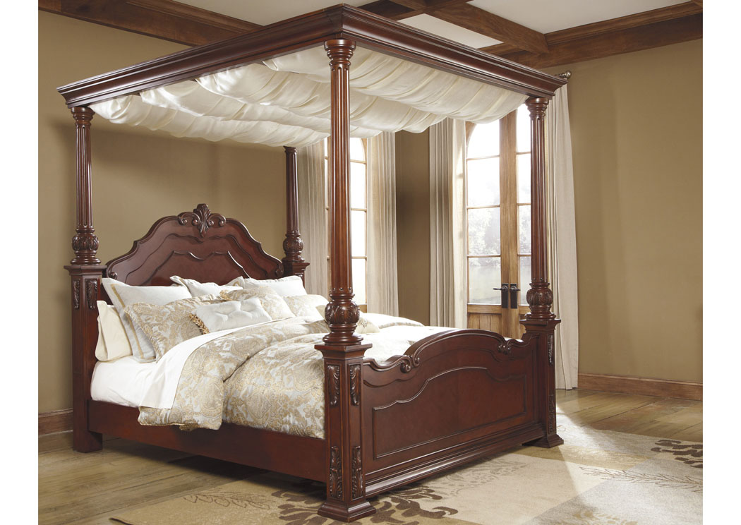 Martanny Queen Canopy Bed,Ashley