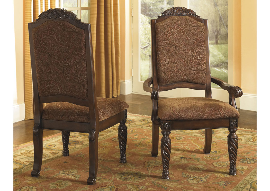 North Shore Upholstered Side Chairs (Set of 2),Ashley