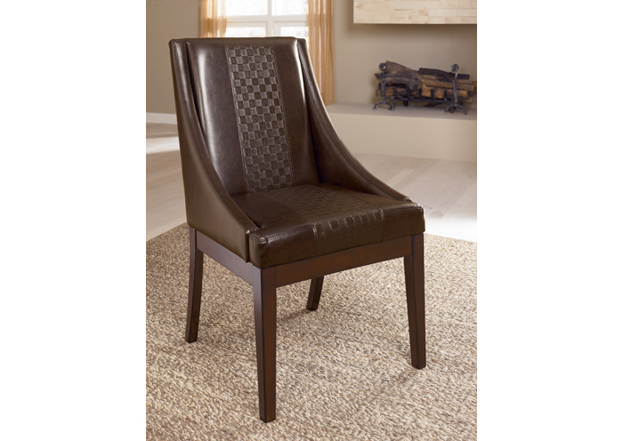 Holloway Dining Upholstered Arm Chair (Set of 2),Ashley