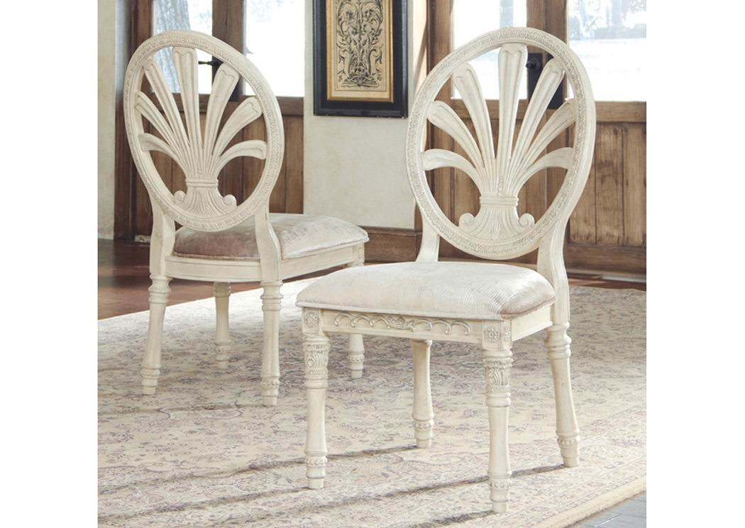 Ortanique Dining Upholstered Side Chair (Set of 2),Ashley