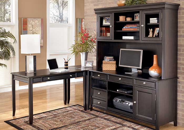 Carlyle Corner L-Shape Desk,Ashley