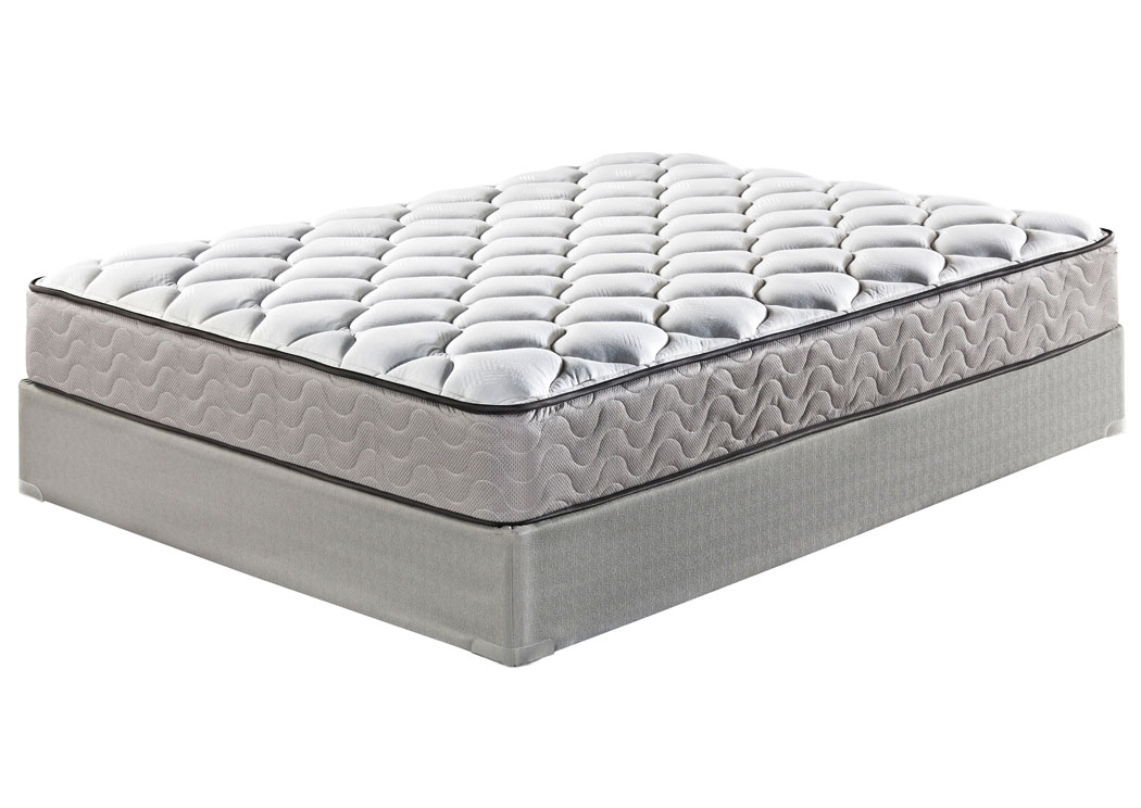 Longs Peak Plush Twin Mattress w/ Foundation,Ashley