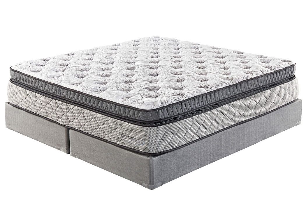 Mount Whitney Box Top Twin Mattress w/ Foundation,Ashley