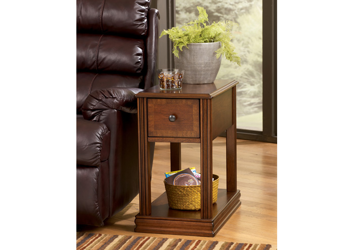 Brown Chair Side End Table,Ashley