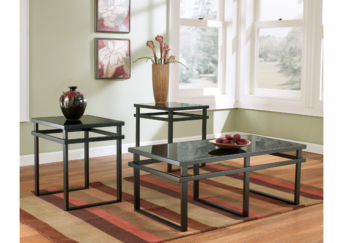 Laney Occasional Table Set (Cocktail & 2 Ends),Ashley