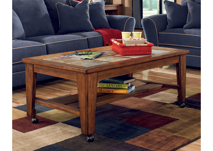 Toscana Rectangular Cocktail Table,Ashley