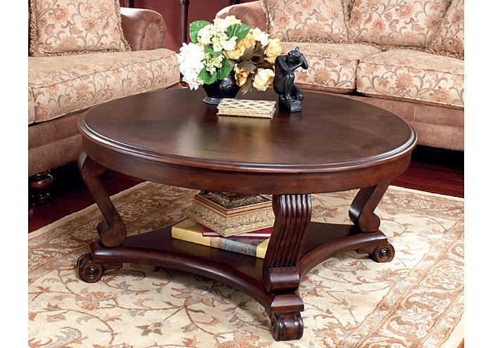 Brookfield Round Cocktail Table,Ashley