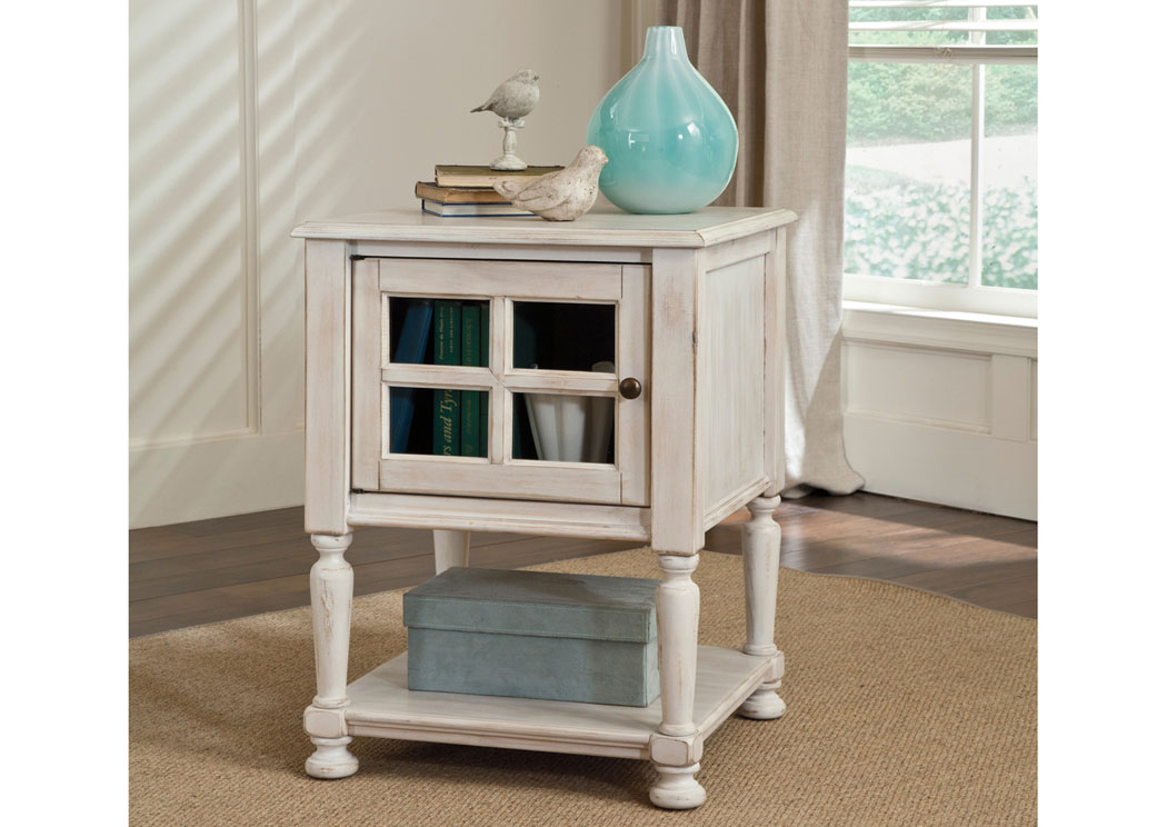 Cottage Accents Chair Side End Table,Ashley