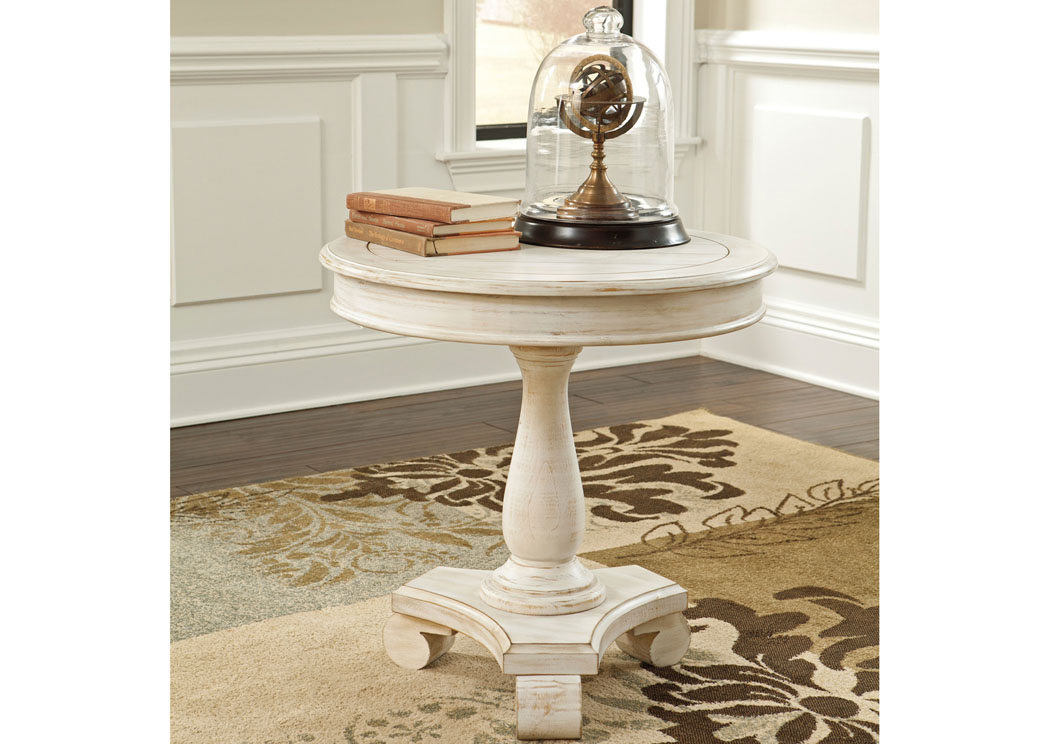 Cottage Accents Round Accent Table,Ashley