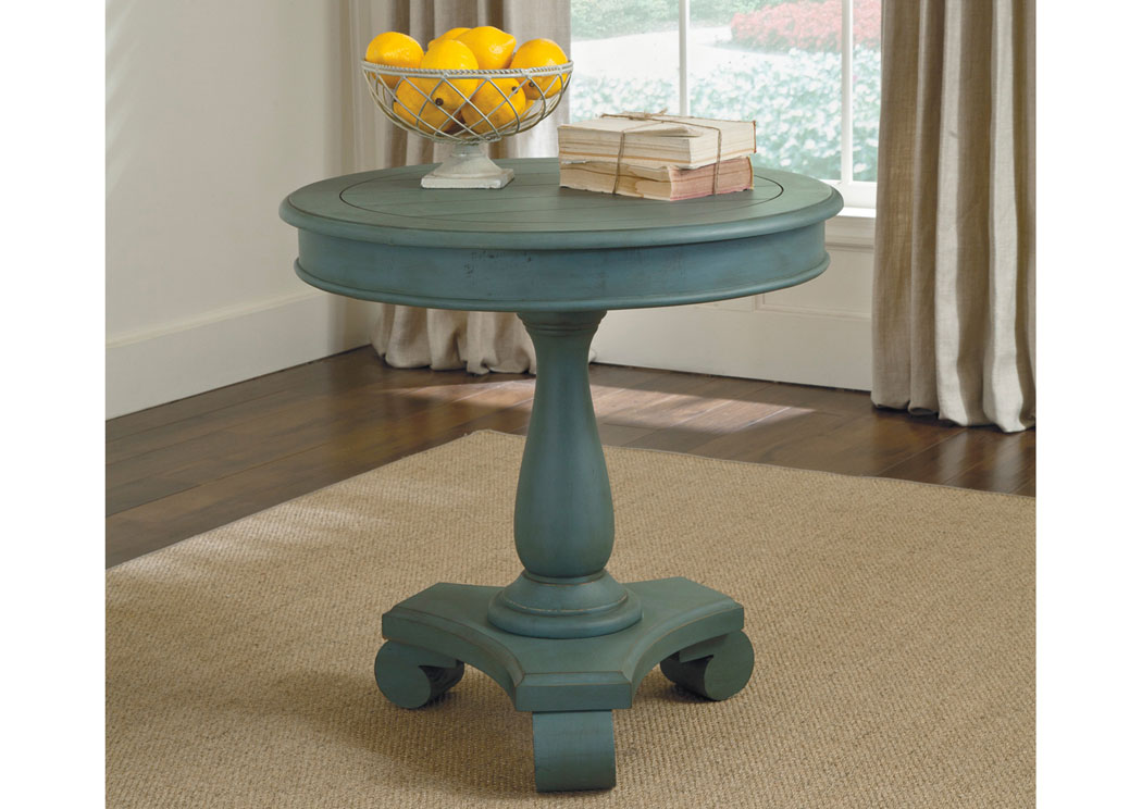 Cottage Accents Round Accent Table,Ashley