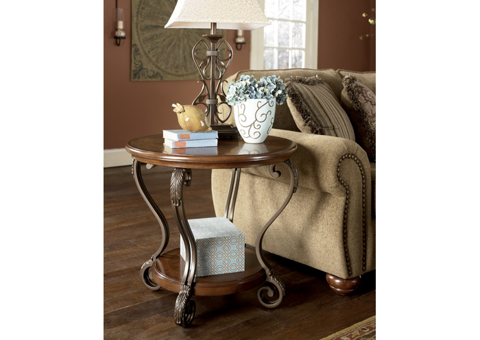 Nestor Round End Table,Ashley